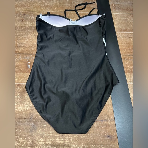 Strapless One-Piece Padded Bathing Suit - Picture 3 of 10